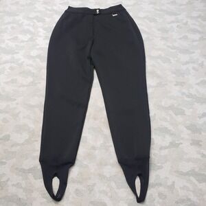Edelweiss Stirrup Pants Womens 14 Black Wool Blend Ski Outdoors